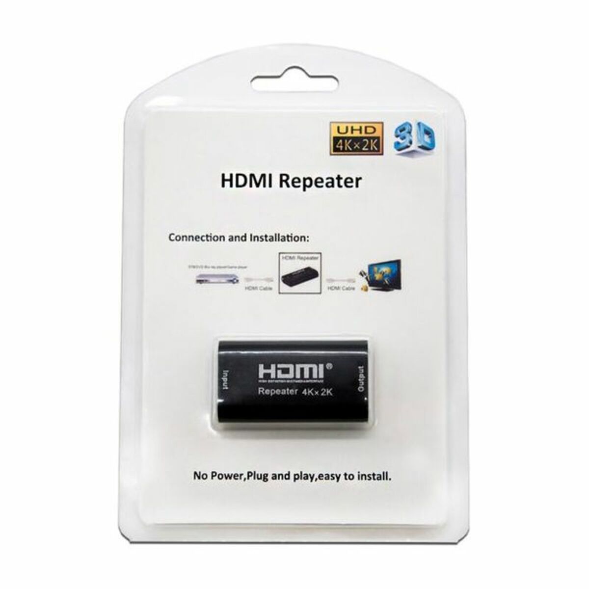 HDMI repeater NANOCABLE 10.15.1201 Black