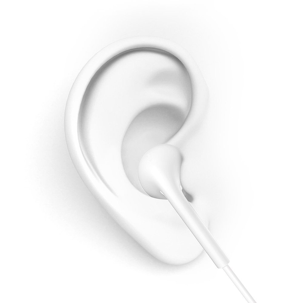 Dudao in-ear wired mini jack 3.5mm earphone headset white (X10S white)