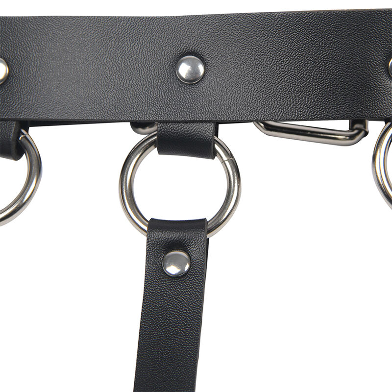 SUBBLIME - CHEST HARNESS WITH BIG RING CHAINS ONE SIZE SUBBLIME - CHEST HARNESS WITH BIG RING CHAINS ONE SIZE