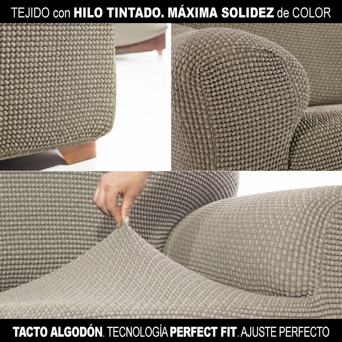 Chaise longue cover with short right arm Sofaskins NIAGARA 210 - 340 cm Chaise longue cover with short right arm Sofaskins NIAGARA 210 - 340 cm