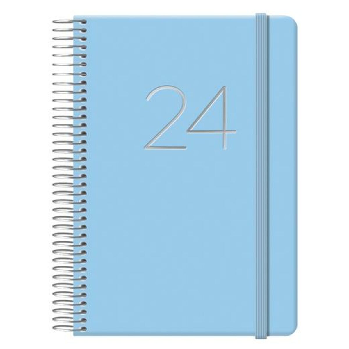 Diary GLOSS DOHE 2024 Annual Blue 12,5 x 18 cm