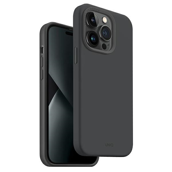 UNIQ Lino Hue Apple iPhone 14 Pro Max Magclick Charging charcoal grey