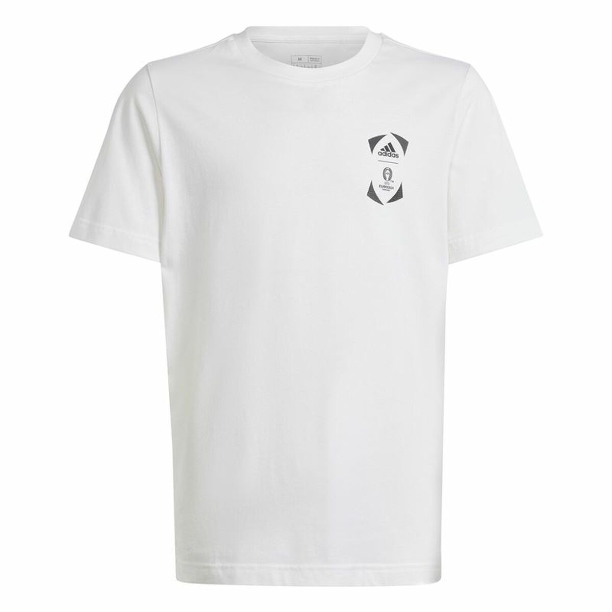Short Sleeve T-Shirt Adidas EURO 24 White