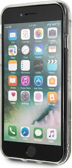 Guess GUOHCI8GLHFLGO Apple iPhone SE 2022/SE 2020/8/7 złoty hardcase Glitter Charms