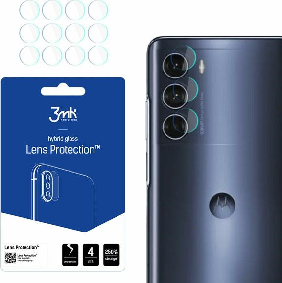 3MK Lens Protection Motorola Moto G200 5G [4 PACK]