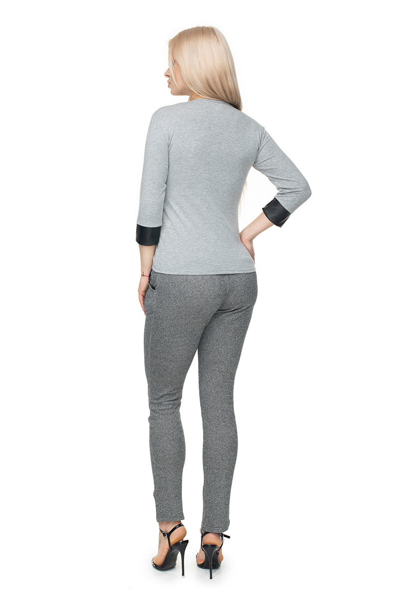  Blouse model 131592 PeeKaBoo  grey
