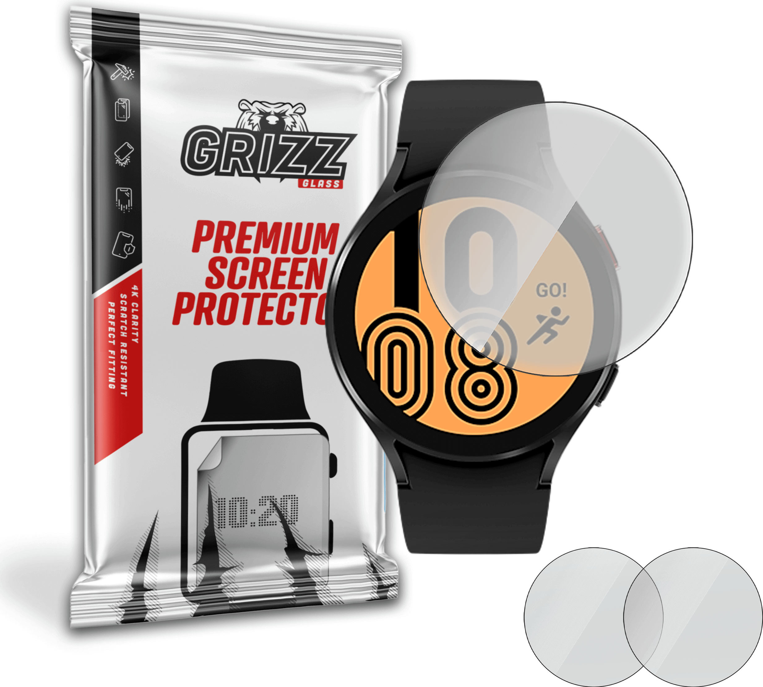 GrizzGlass PaperScreen Samsung Galaxy Watch 4 40 mm