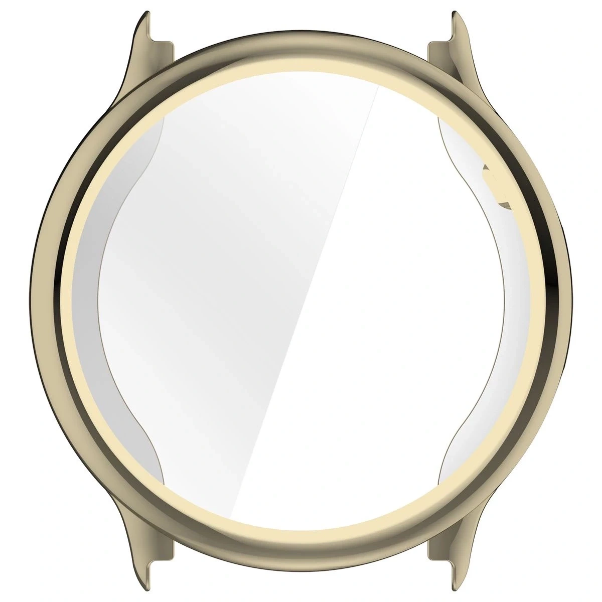 Etui z osłoną ekranu Bizon Case Watch Felipe do Garmin Vivoactive 6 złote