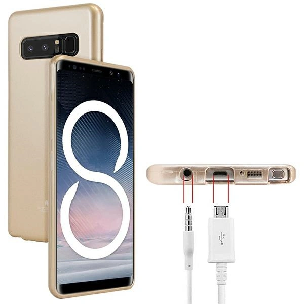 Etui Mercury Jelly Case do Apple iPhone 14 Pro Max złoty