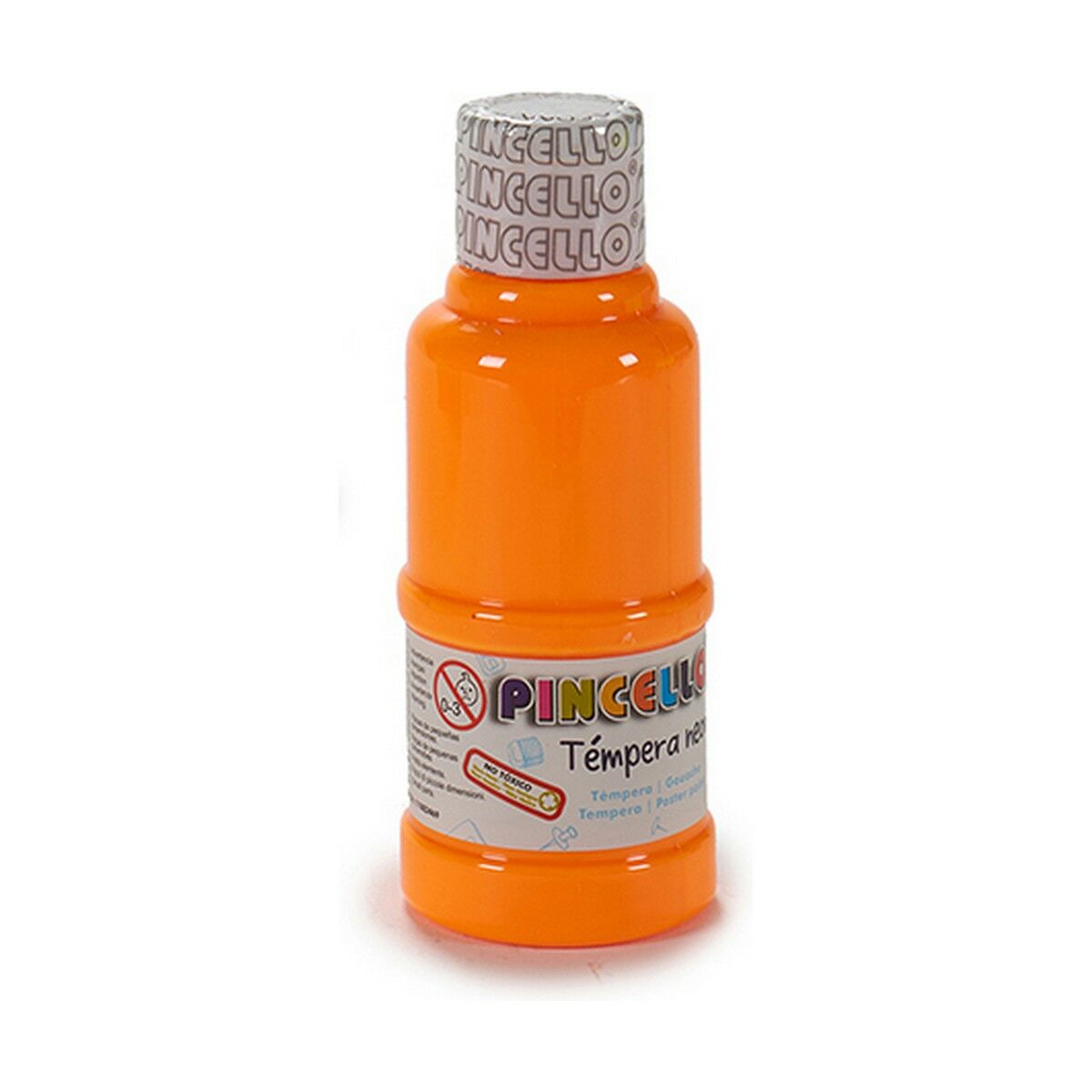 Tempera Neon Orange 120 ml (12 Units)