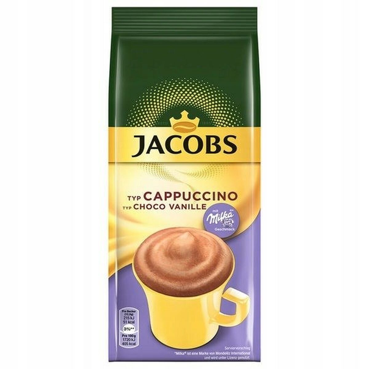 Soluble coffee Jacobs Capuccino Vanilla 500 g