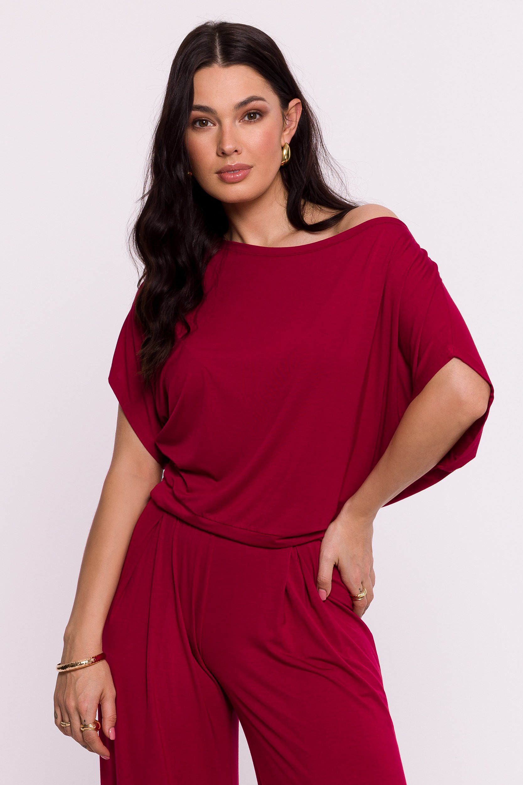  Blouse model 193668 BeWear  red