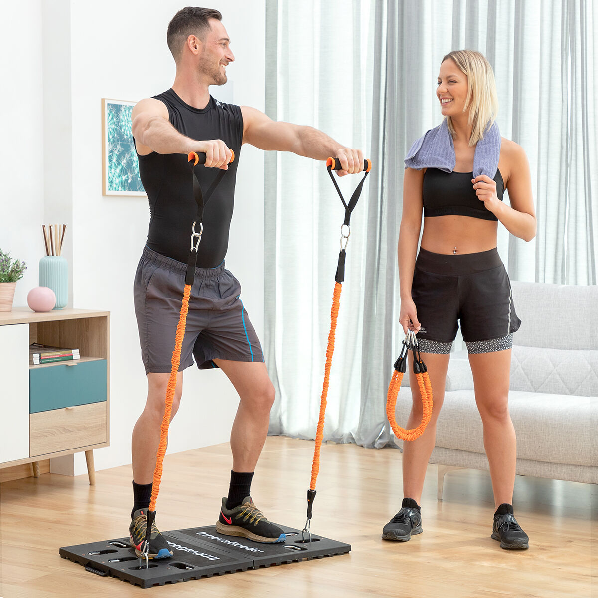 Integriertes tragbares Trainingssystem mit Übungsanleitung Gympak Max InnovaGoods Integriertes tragbares Trainingssystem mit Übungsanleitung Gympak Max InnovaGoods