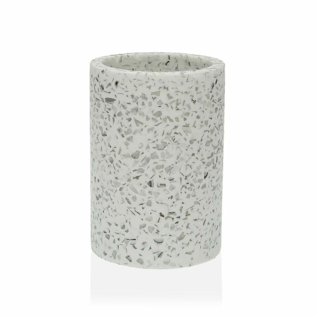 Stojak na szczoteczki do zębów Versa Biały Żywica (7,3 x 10,4 x 7,3 cm)