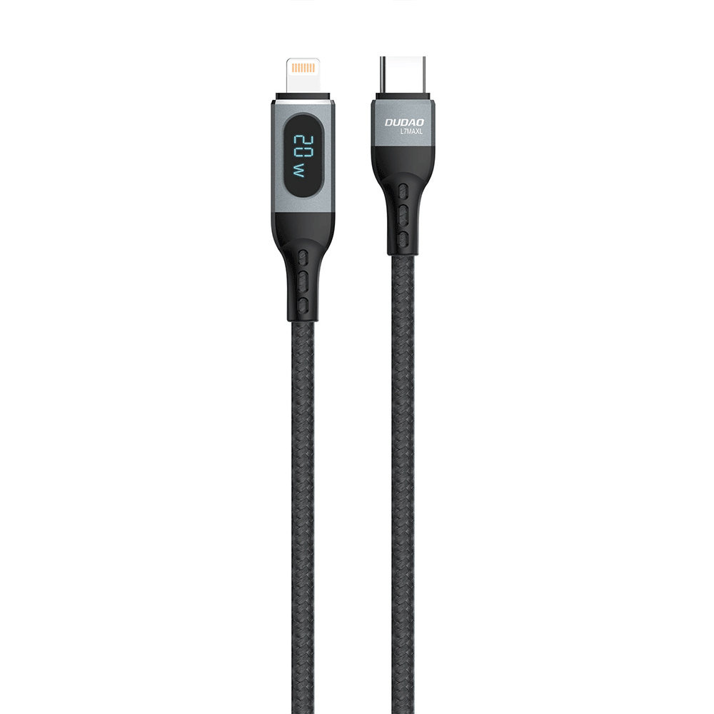 Dudao USB Type C cable - Lightning Fast Charging PD 20W black (L7MaxL)