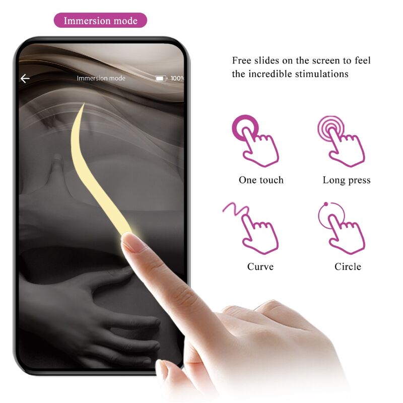 PRETTY LOVE - NYMPH VIBRATING EGG APP CONTROLLED LILA PRETTY LOVE - NYMPH VIBRATING EGG APP CONTROLLED LILA