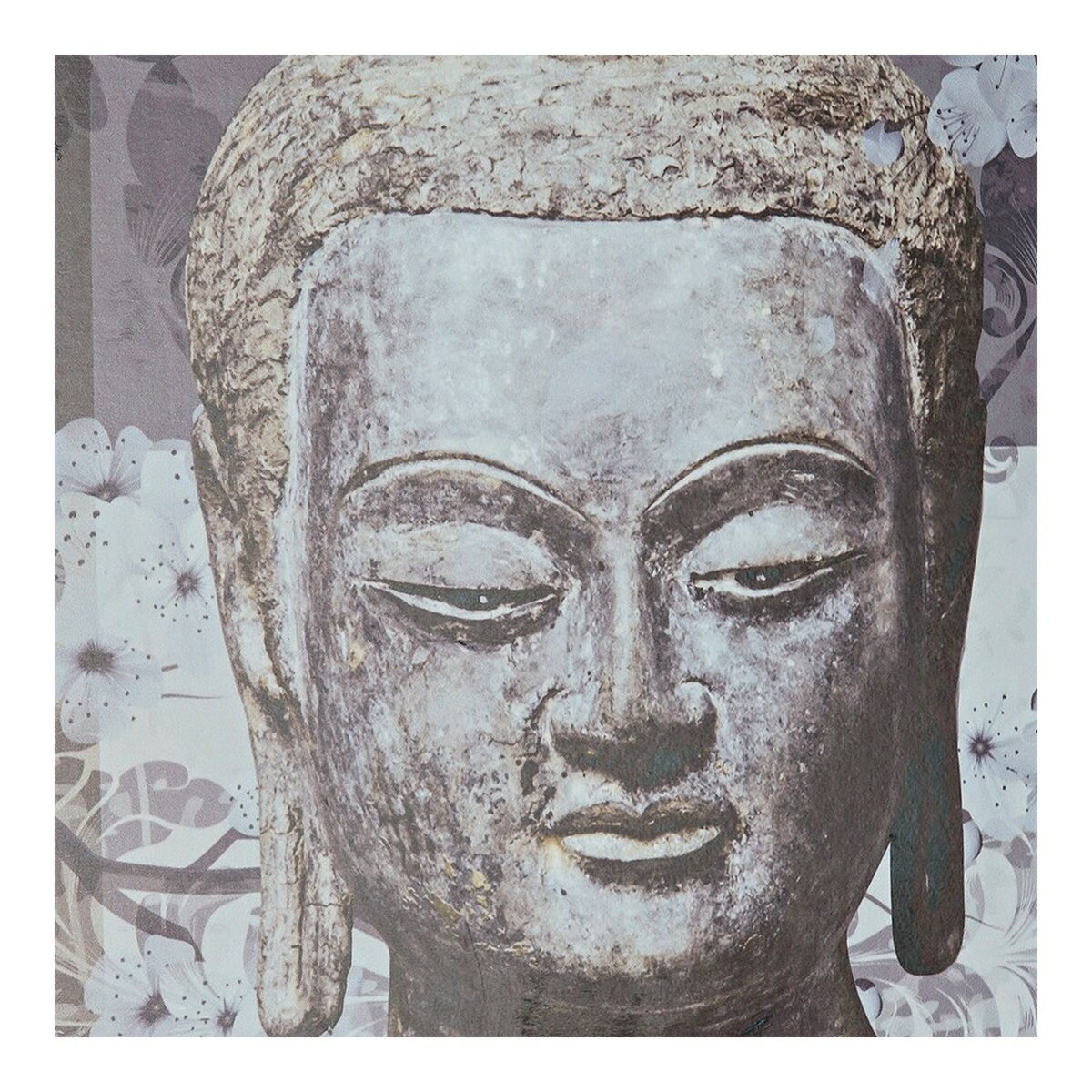 Cover DKD Home Decor 8424001698608 Buddha Counter 46,5 x 6 x 31 cm Grey 2 Units MDF Wood