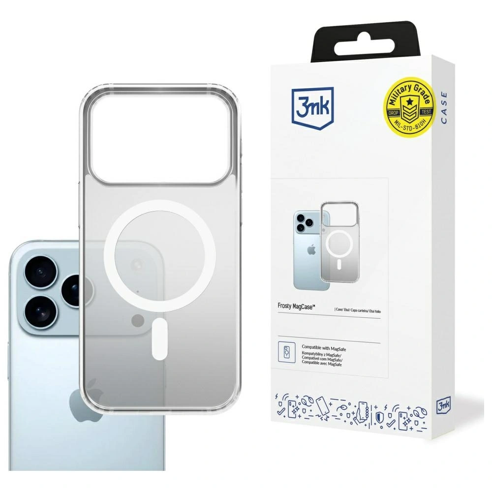 Etui 3MK Frosty MagCase do Apple iPhone 17 Pro biały