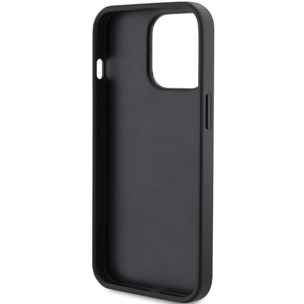 Guess GUHCP14XPG4GPK Apple iPhone 14 Pro Max hardcase 4G Triangle Metal Logo black