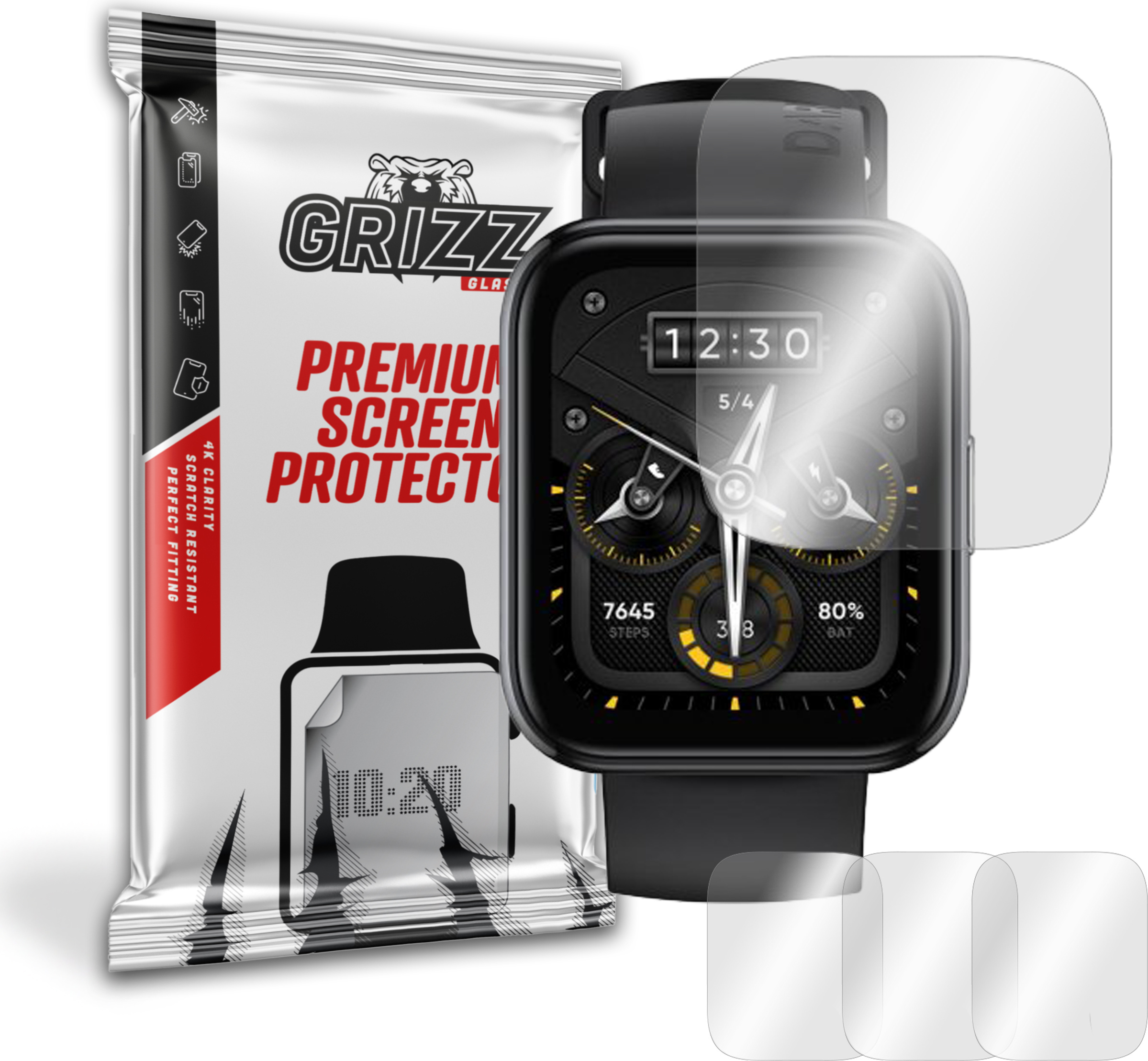 GrizzGlass Hydrofilm Realme Watch 2 Pro