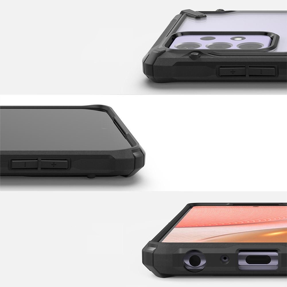 Ringke Fusion-X Design Samsung Galaxy A72 5G Camo Black
