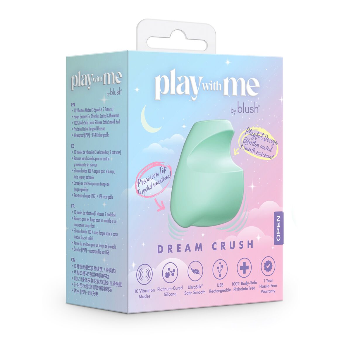 Massager Blush Play with me Green Massager Blush Play with me Green