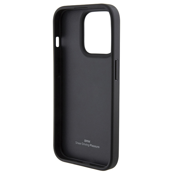 BMW BMHCP15X22RPSK Apple iPhone 15 Pro Max Leather Seats Pattern black