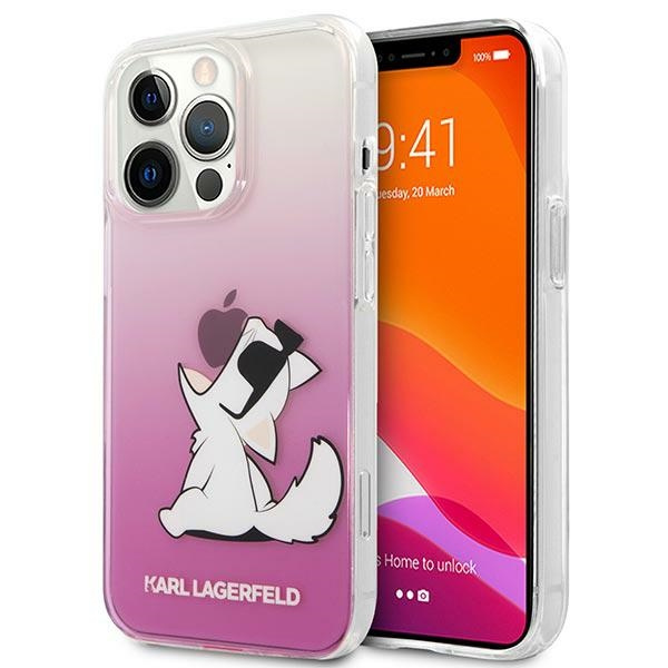 Karl Lagerfeld KLHCP14XCFNRCPI Apple iPhone 14 Pro Max hardcase pink Choupette Fun