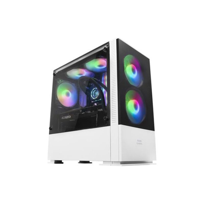 ATX/mATX Semi-tower Box Mars Gaming LED RGB LED RGB Micro ATX