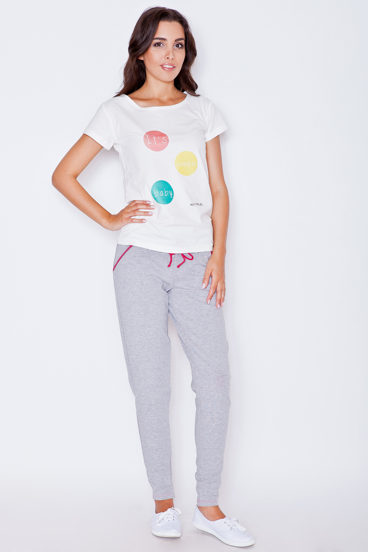 Sportanzug Hosen model 44775 Katrus grau Damen