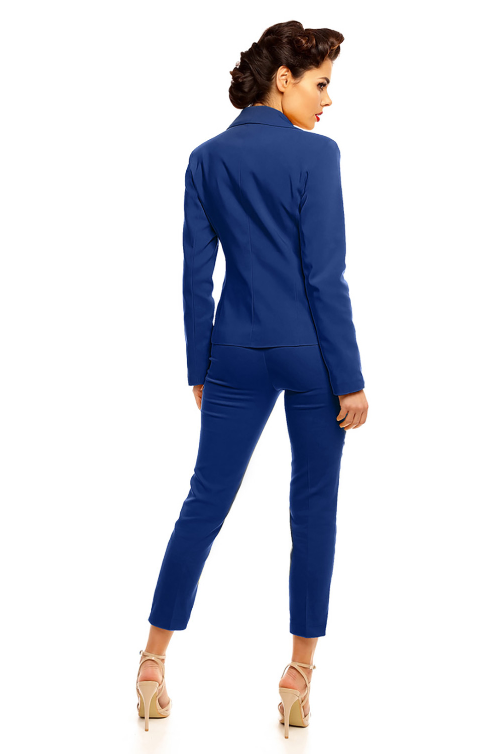  Women trousers model 142418 Cabba  navy blue