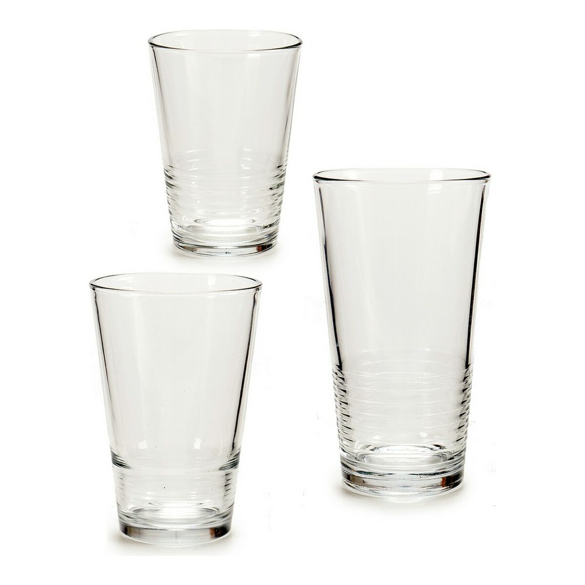 Set of glasses 41015 Transparent Glass 6 x (51 cl) / 6 x (34 cl) / 6 x (23 cl)