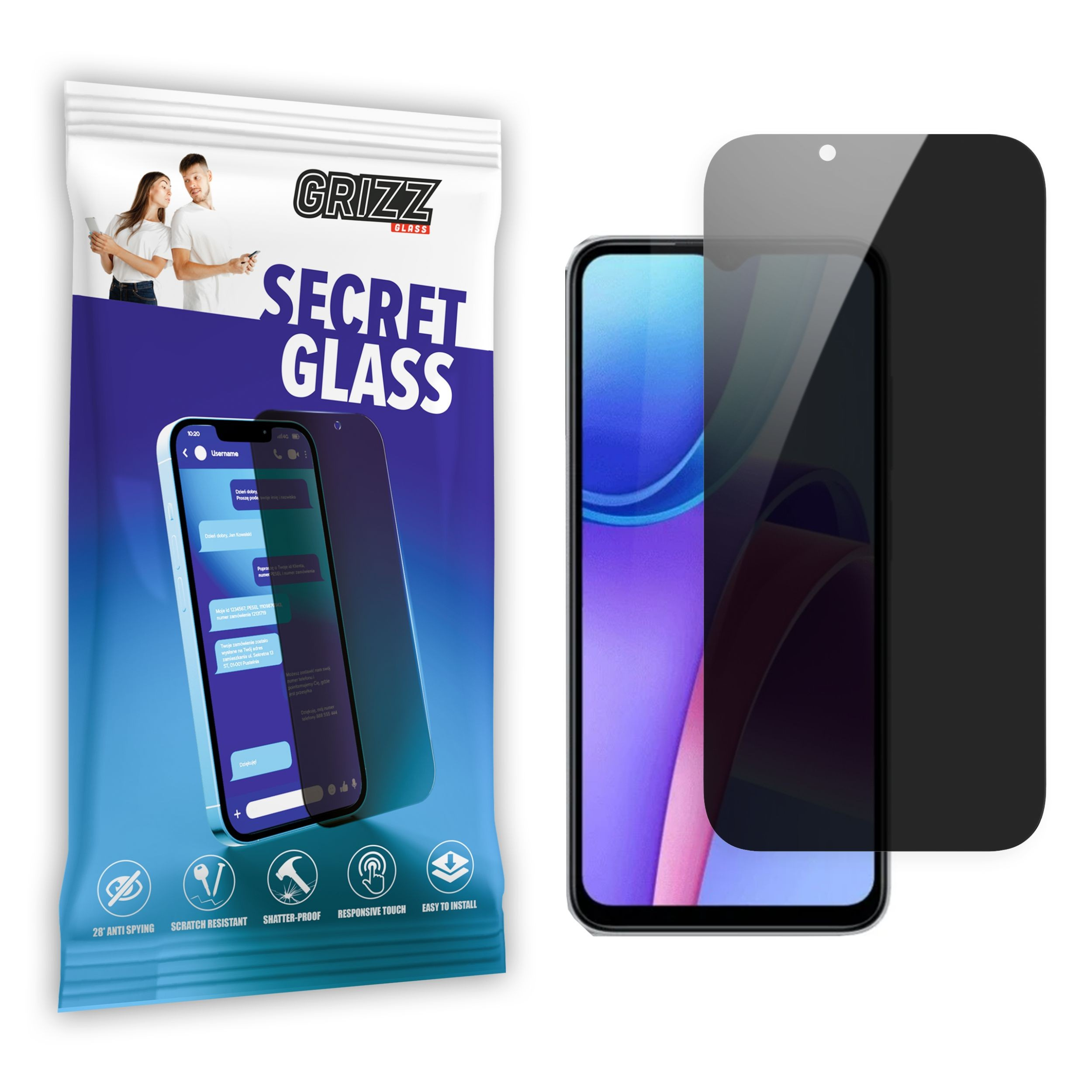 GrizzGlass SecretGlass Xiaomi Redmi Note 11R