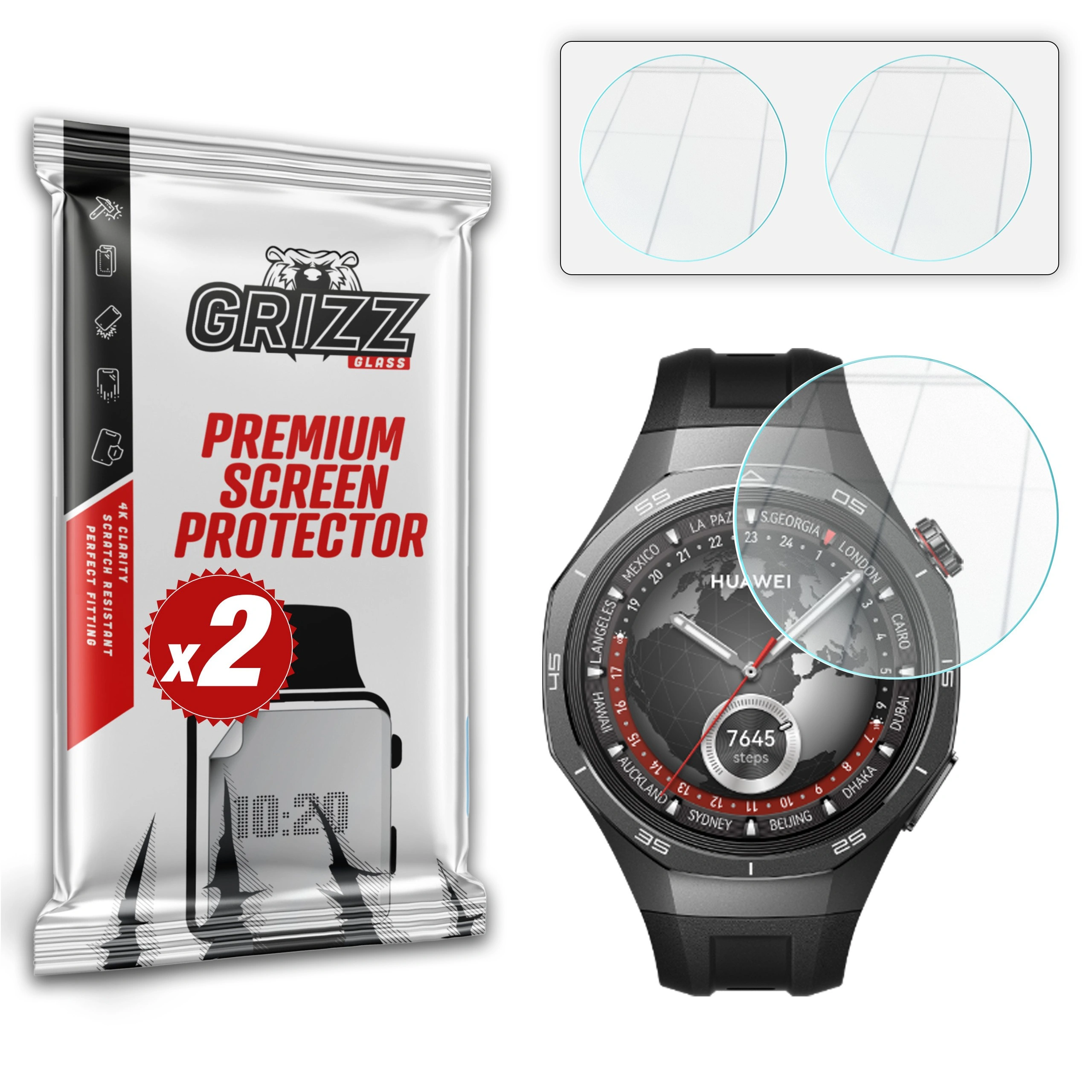GrizzGlass HybridGlass Huawei Watch GT 5 Pro 46mm