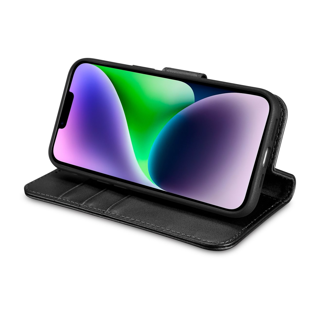 iCarer Wallet Anti-RFID 2in1 Apple iPhone 14 Plus black