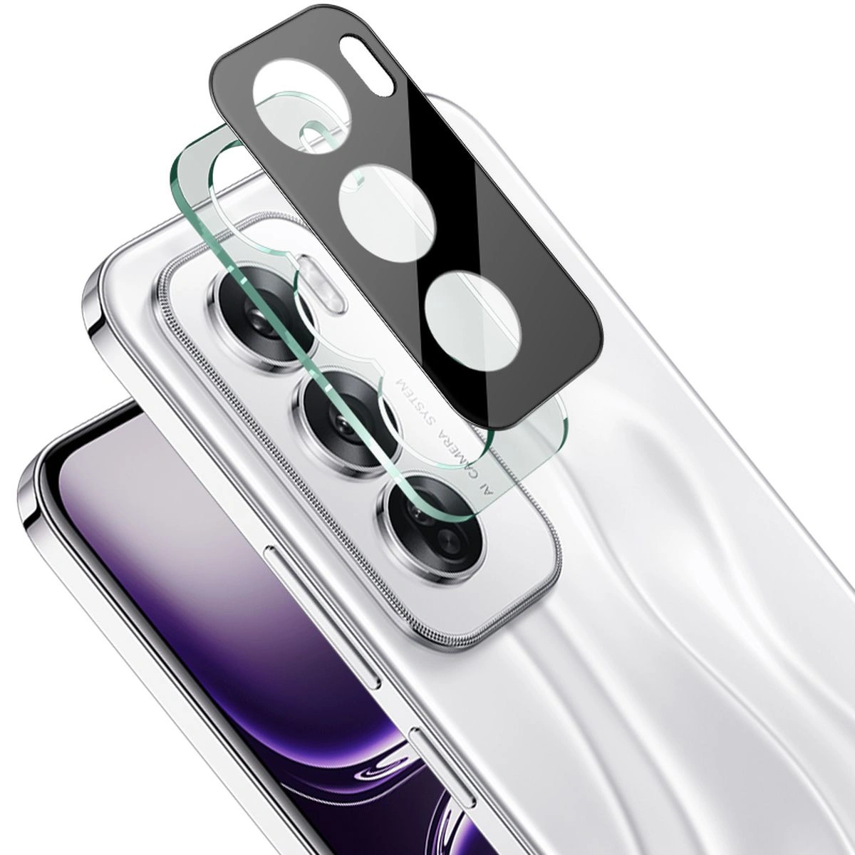 Bizon Glass Lens Oppo Reno 12/12 Pro [2 PACK]
