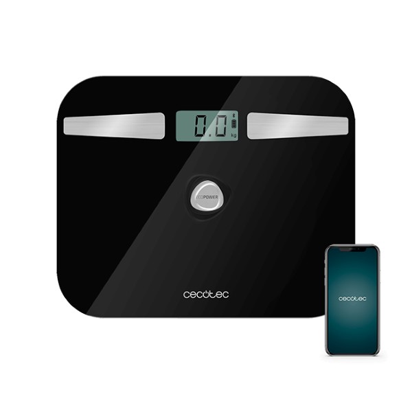 Digital Bathroom Scales Cecotec 	SURFACE PRECISION 10200 SMART HEALTHY LCD Bluetooth 180 kg Black Tempered Glass 180 kg