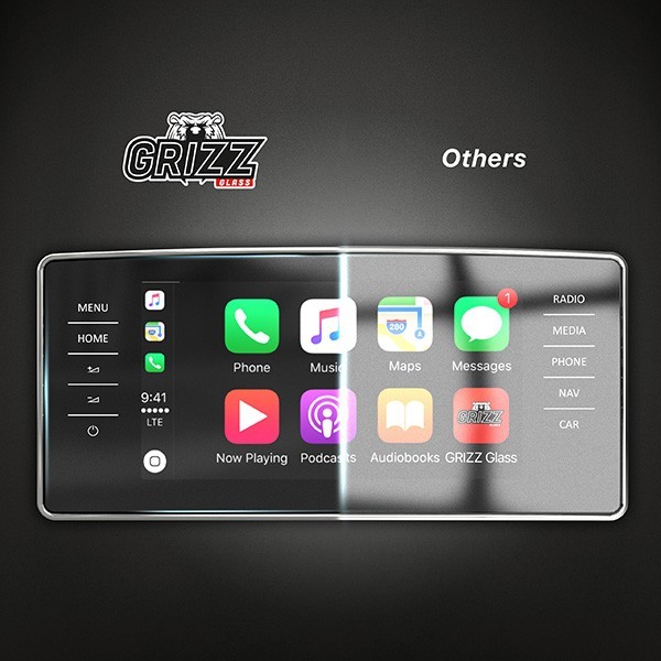 Matte GrizzGlass CarDisplay Protection Renault Scenic E-Tech 12" 2024 [2in1]