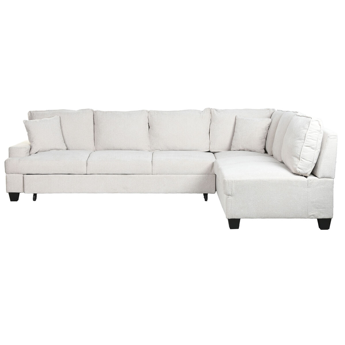 Sofabed Home ESPRIT Beige Modern 285 x 260 x 90 cm