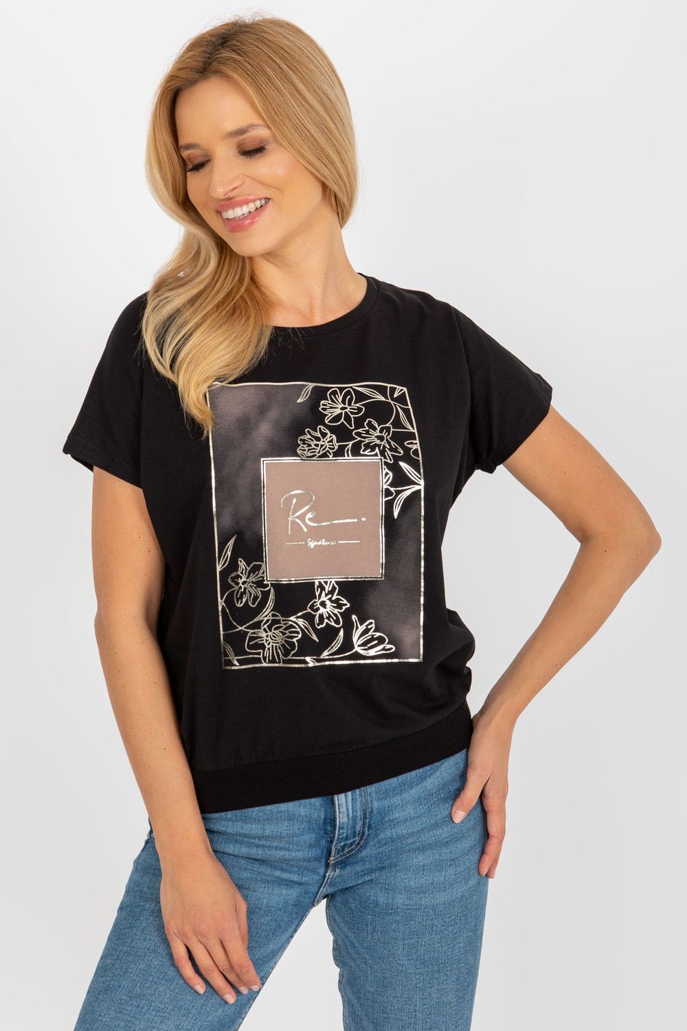  Blouse model 182120 Rue Paris  black