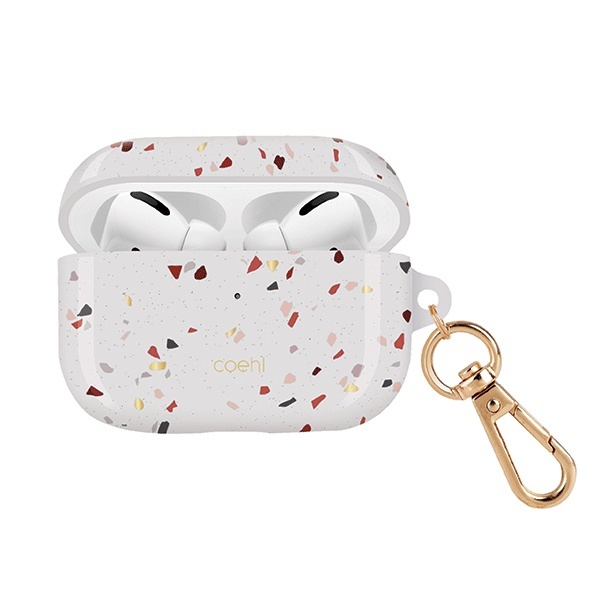 UNIQ Coehl Terrazzo Apple AirPods Pro natural white