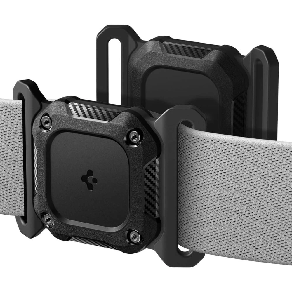 Etui Spigen Tough Armor do Apple AirTag 1 / 2 Pet Collar Black