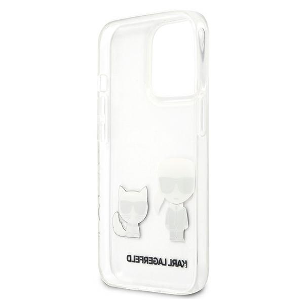 Karl Lagerfeld KLHCP13XCKTR Apple iPhone 13 Pro Max hardcase Transparent Karl & Choupette