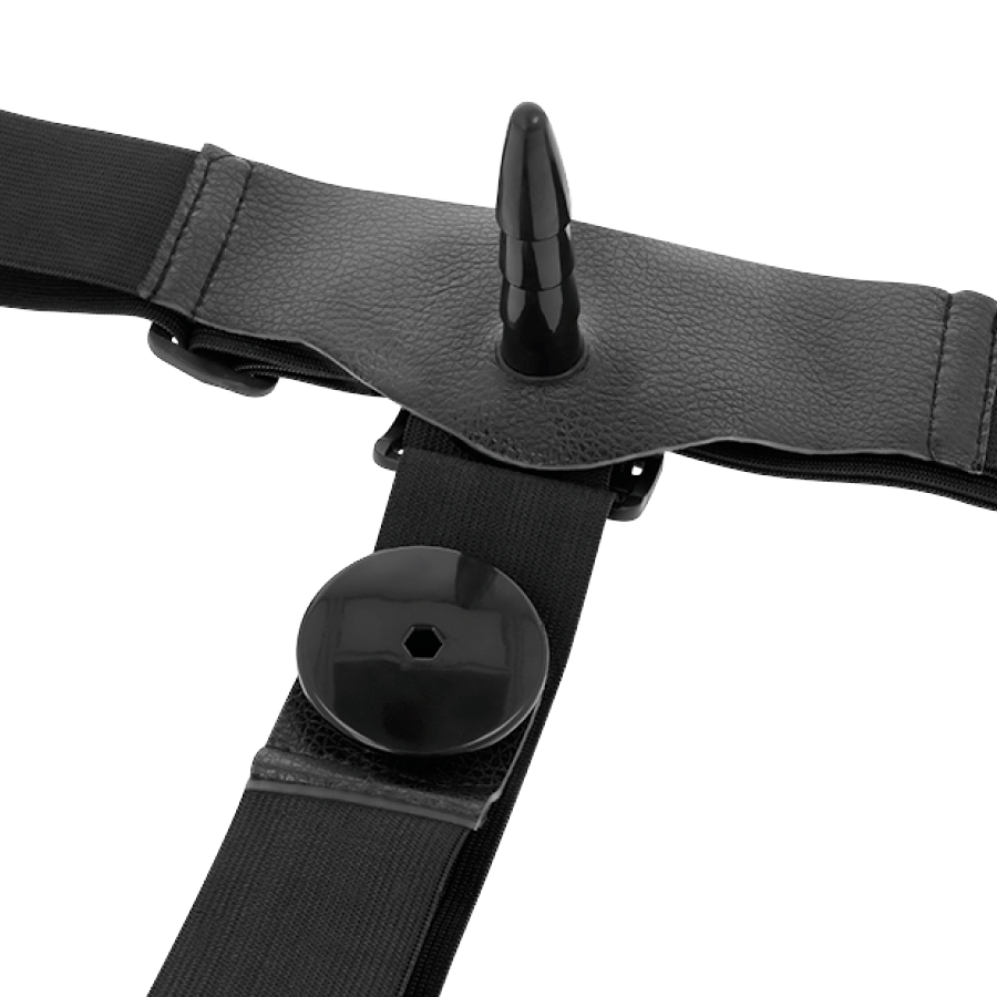 HARNESS ATTRACTION - HARRIS DOUBLE PENETRACI N WITH VIBRATION 18 X 3.5CM