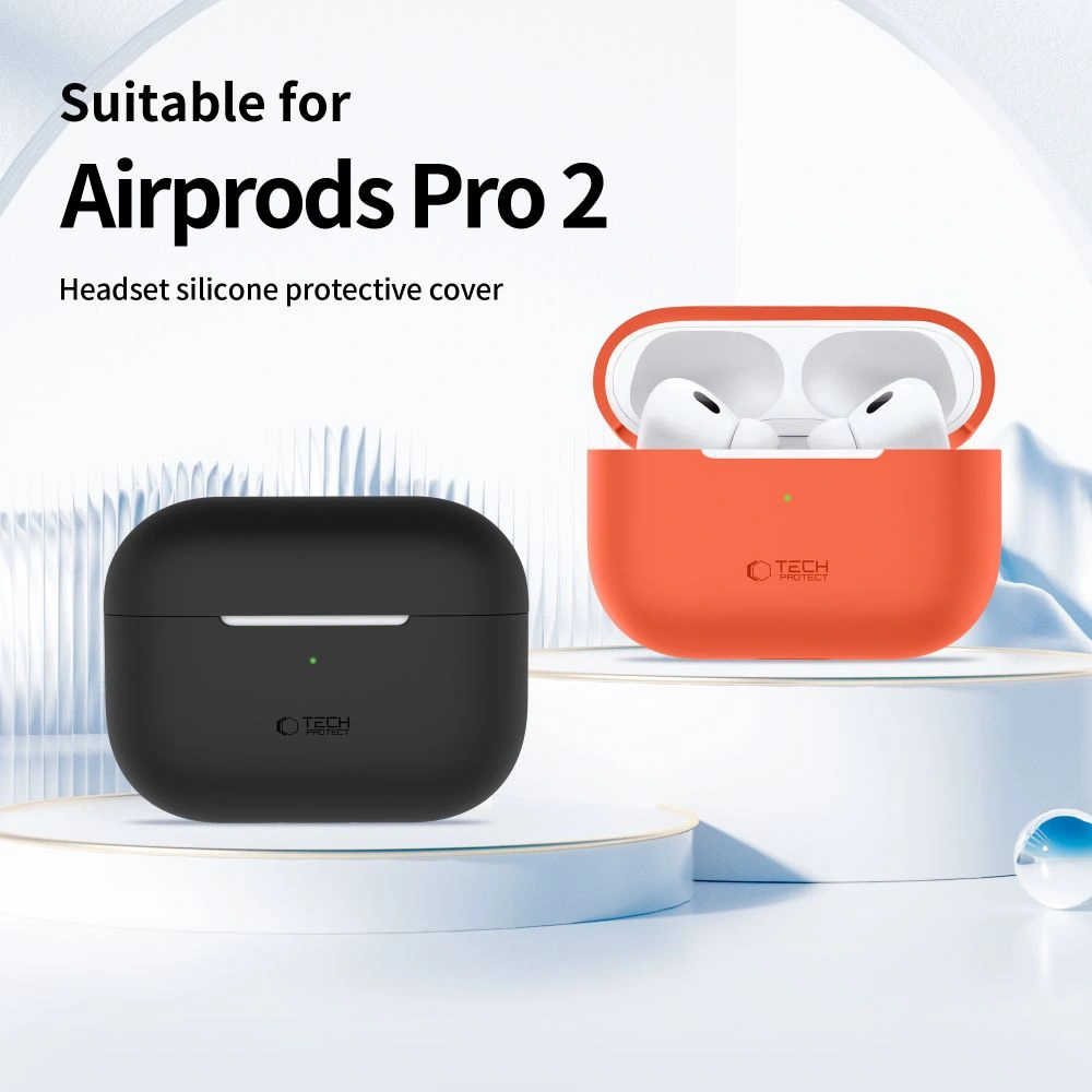 Tech-Protect Silicone Apple Airpods Pro 1 / 2 Crayon Grey