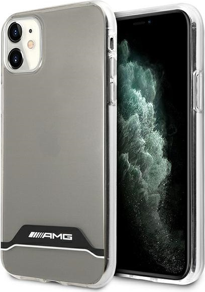 Mercedes AMG AMHCN61TCBW Apple iPhone 11 transparent hardcase Electroplate Black&White