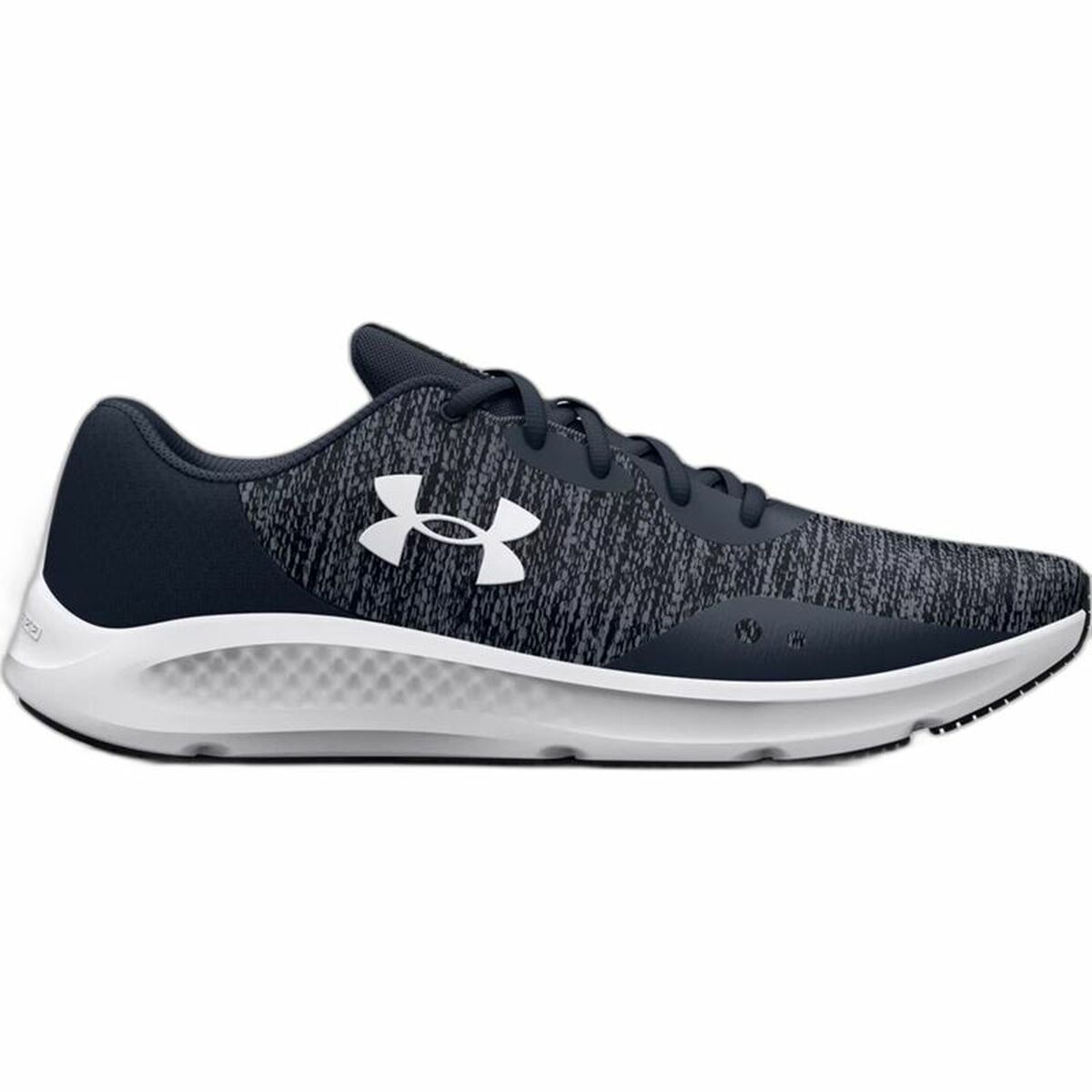 Running Shoes for Adults Under Armour Charged Black Grey Men Running Shoes for Adults Under Armour Charged Black Grey Men