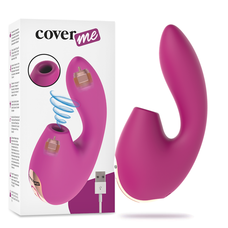 COVERME - CLITORAL SUCTION & POWERFUL G-SPOT RUSH VIBRATOR