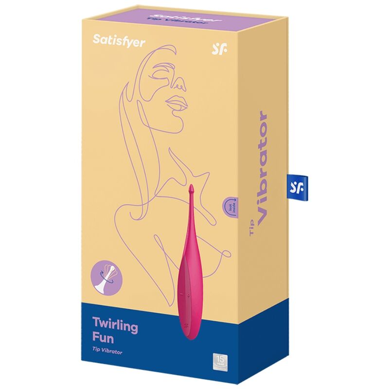 SATISFYER TWIRLING FUN TIP VIBRATOR - PINK