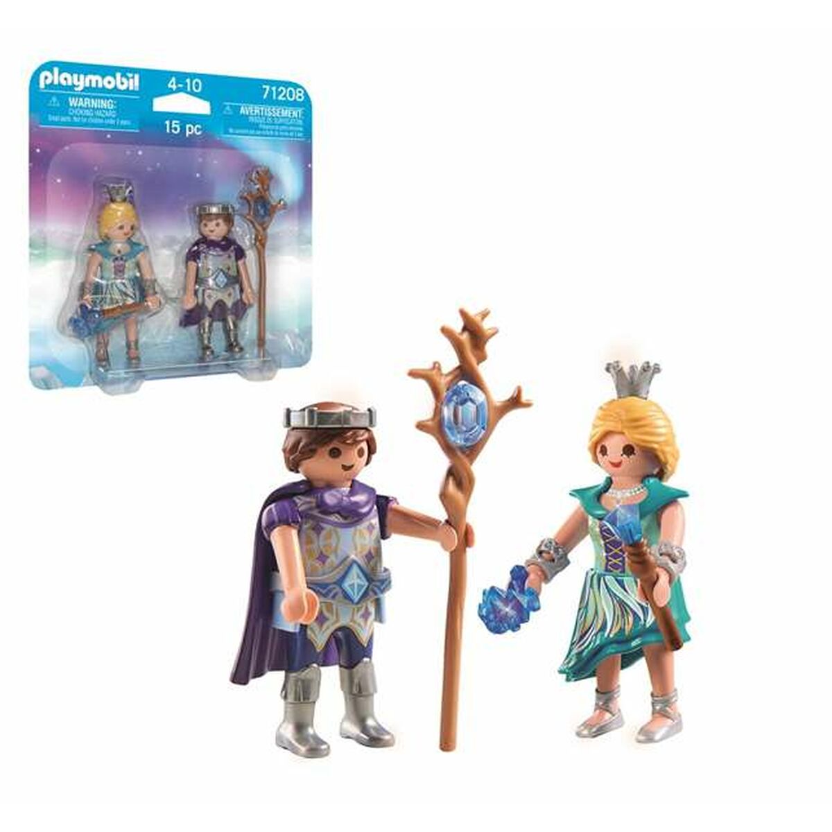 Jointed Figures Playmobil 71208 Princess 15 Pieces Prince Duo